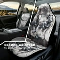 thumbnail image 4 of Yuyamidu Watercolor Horse Car Seat Cover Set for Front Seat Only 2 PCS Auto Seat Accessories Cool Vehicle Bucket Seat Covers, Universal Fit, 4 of 7