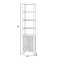thumbnail image 2 of Butler Drake 73" Narrow Walnut Bookcase with Storage, 2 of 7