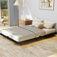 thumbnail image 2 of Dextrus Full Size Floating Bed Frame with LED Lights and Charging Station, Easy Assembly Heavy Duty Metal Platform Bed, No Box Spring Required (Black), 2 of 9