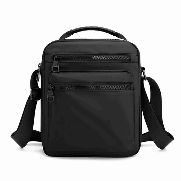 Sling Men Sling Bag Single Shoulder Bag Crossbody Bag Wear-Resistant Oxford Bag Adjustable Strap Shoulder Bag