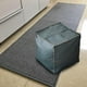 thumbnail image 4 of Cubierta otomana Pouf Cover Footstool Storage Ottoman Cover Handmade Bedroom Under Desk square blue cuadrado azul Magideal Cubierta otomana, 4 of 7