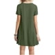 thumbnail image 2 of Vestido tipo camiseta holgado, sencillo, informal, para mujer, 2 of 2