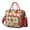 Red-76, variant on Retro Checkerboard Lunch Box – Leakproof Insulated Cooler Tote with Geometric Plaid Pattern, Multi-pocket Storage for Office Lunches or Gifting