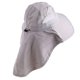 thumbnail image 3 of Sombrero Boonie para el sol para hombre con ala ancha y cordón para el cuello para protección UV Caqui, 3 of 5