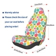 thumbnail image 3 of Balery colorful easter eggs Funda de Asiento para Auto con Diseño - Cubierta Frontal Suave y Transpirable con Protector Antideslizante- 1 Unidad, 3 of 5