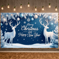thumbnail image 5 of Colorful Ornaments Merry Christmas Banner Holiday Celebrations for Winter Parties Indoor Events Family Gatherings, 5 of 9