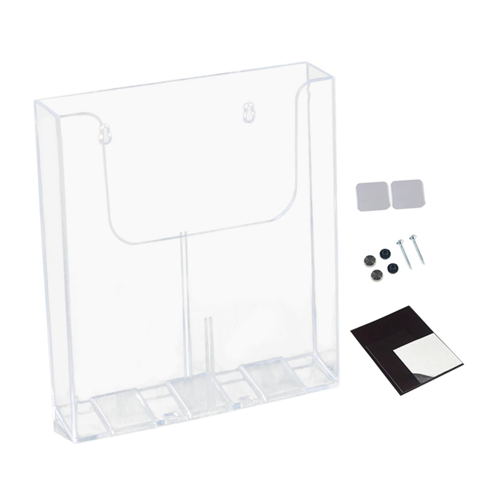 Soporte Para Folletos Perfk - Montaje En Pared, Tamaño A5, Acrílico Transparente