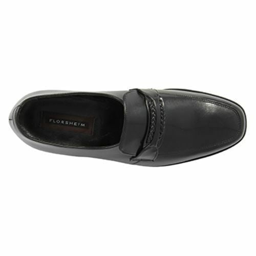 Florsheim Como Black Kidskin Leather Tassel Loafers Mens 11.5 3E Wide 17090-01 Como Moc Toe Tassel Loafer Clearance Men main image 4
