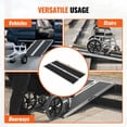 thumbnail image 6 of Portable Wheelchair Ramp, 6 ft 800 lbs Capacity, Non-Slip Aluminum Folding Threshold Ramp, Foldable Mobility Scooter Ramp Wheel Chair Ramp, Handicap Ramp for Home Steps, Stairs, Doorways, Curbs, 6 of 6