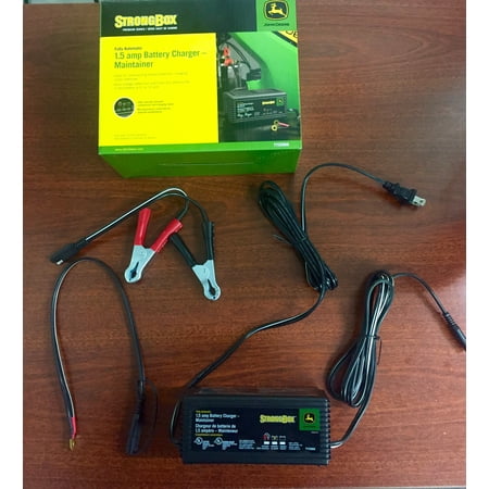 John Deere Fully Automatic 1.5-Amp Battery Charger/Maintainer - TY25866