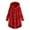 4-red womens fleece jackets, variant on UPPADA Winter Coats for Women Fashion Plus Size Extreme Cold Weather Outwear Pocket Loose Thermal Heavy Parka- Jacket
