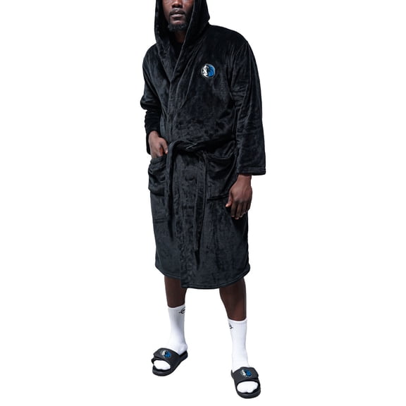 Unisex ISlide Black Dallas Mavericks Fleece Phantom Robe