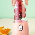 thumbnail image 4 of TIMIFIS Juicer Cup Portabler with 4Ultra- Blades, Small for Shakes ,Usb Rechargeable Fresh Fruit Juicer for Home/Travel/Gym/Office Kitchen Gadgets, 4 of 6