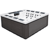 Luxuria Spas Allure 8-Person 65-Jet 4-Pump Acrylic Lounger Hot Tub with Speakers and Ozonator