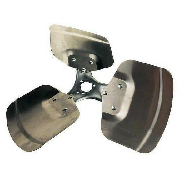 Packard R31402 14" Dia. 3 Blade 27-Deg CW Aluminum Revcor Fan Blade Hubless