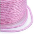 thumbnail image 3 of 1roll 1 Roll 21.87 Yards(20m) 2mm Polyester Cords Bead Thread Polyester Cords Stringing Materials for DIY Bracelets Necklace Beading Jewelry Making and Crafts 1roll Pearl Pink, 3 of 3