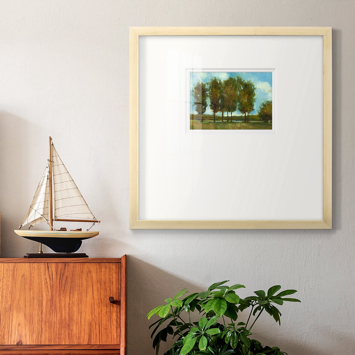 Tall Trees Premium Framed Print