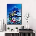 thumbnail image 3 of Póster de anime S-Sonic en papel impreso para el hogar, sala de estar, dormitorio, entrada, bar, restaurante, cafetería, pintura artística, decoración, 3 of 5