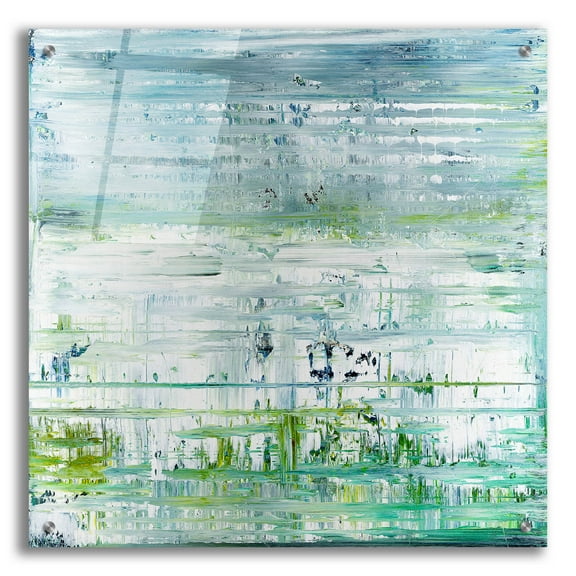 Epic Art ' Green Field' by Radek Smach, Acrylic Glass Wall Art, 24"x24"