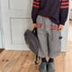 thumbnail image 4 of Spring Autumn Kids' Striped Pants 1-7Y Korean Style Embroidered Letters Girls Casual Pants Boys Loose Trousers Childrens Clothes, 4 of 6