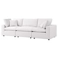 thumbnail image 5 of Modular Lounge Deep Sofa, White, Fabric, Modern Contemporary, Outdoor Patio Balcony Cafe Bistro Garden Furniture Hotel Hospitality, 5 of 10