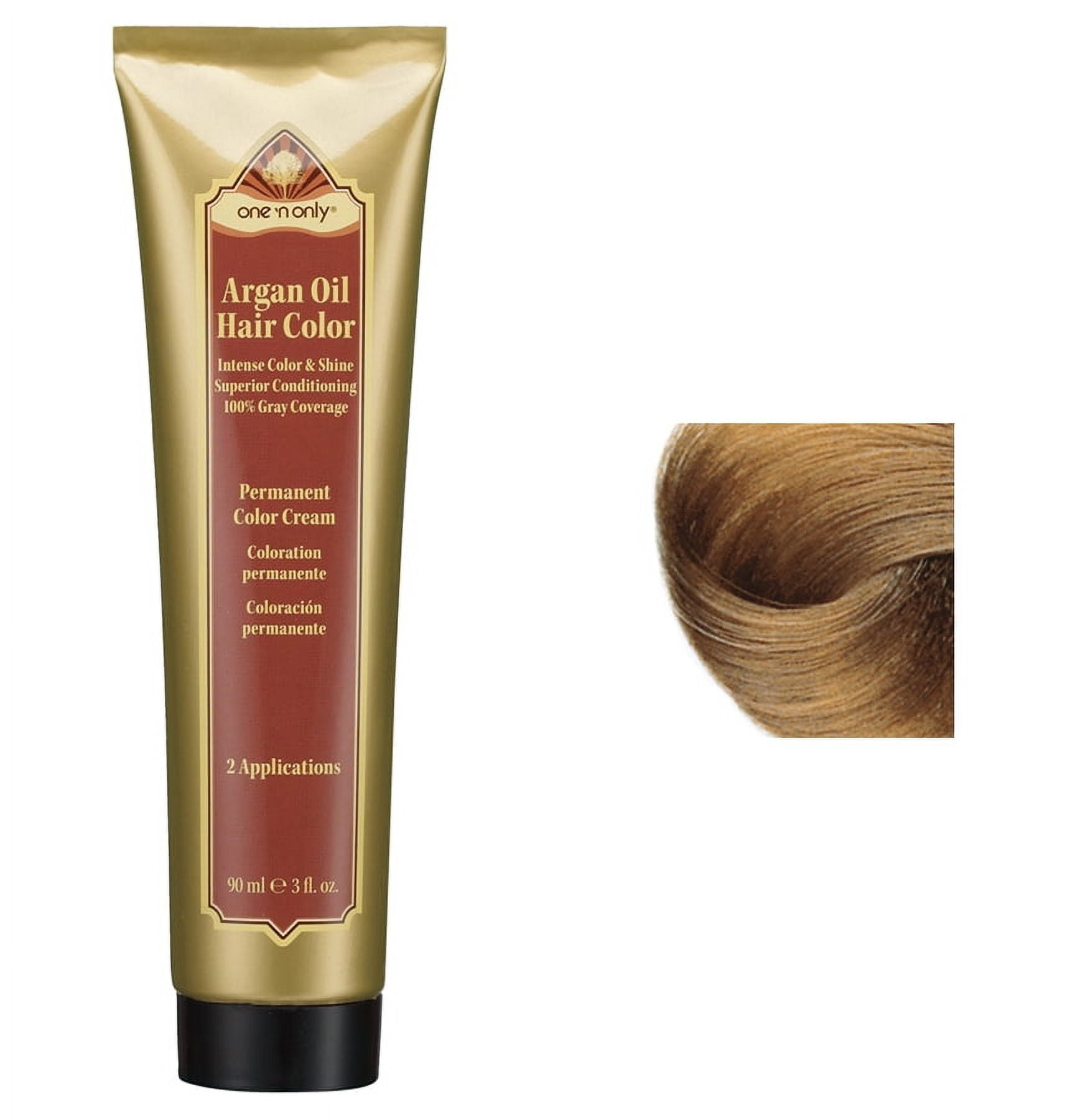 One n Only Argan Oil Permanent Hair Color Cream, Violet Black, 3