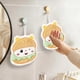 thumbnail image 5 of Lunxisen 1 Pcs Kitchen Dish Towel Cute Food Theme Kitchen Dishcloth Check Absorbent Drying Cleaning Dishcloth Bar Hilarious Hand Towel Gift for Baking, 5 of 8