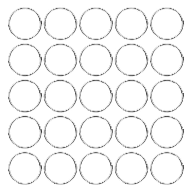 400 Uds llaveros para DIY llaveros de Metal anillos llaveros divididos círculos de llaves accesorio de llaves de oficina de coche