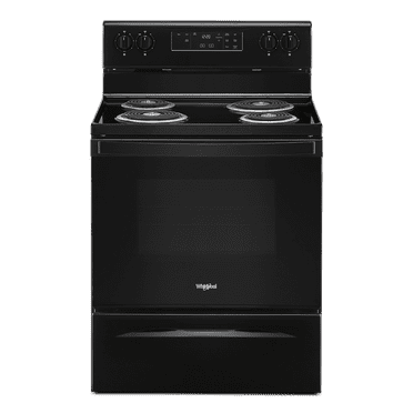 WHIRLPOOL WFC315S0JB 30" freestanding coil electric range