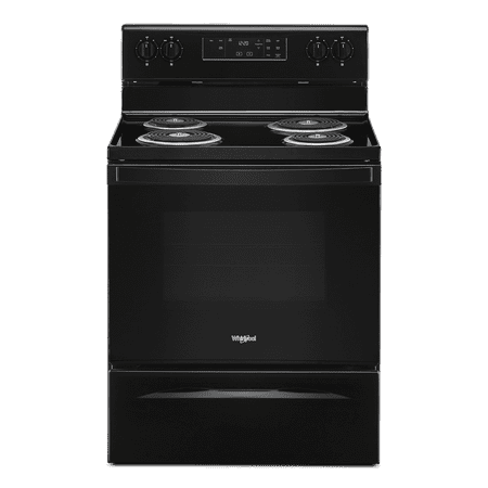 WHIRLPOOL WFC315S0JB 30" freestanding coil electric range