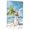 Light Blue Sky Blue, variant on Canvas Wall Art, Coastal Christmas Framed Canvas Prints for Bedroom Bathroom, Xmas Snowman Beach Nautical Gallery Wrapped Wall Decor for Home Office, Gifts, 11"x14" Ship Next Day