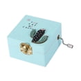 thumbnail image 3 of Hand Crank Music Box,Mini Wooden Music Box Music Box Mini Music Box Luxury Finish, 3 of 8