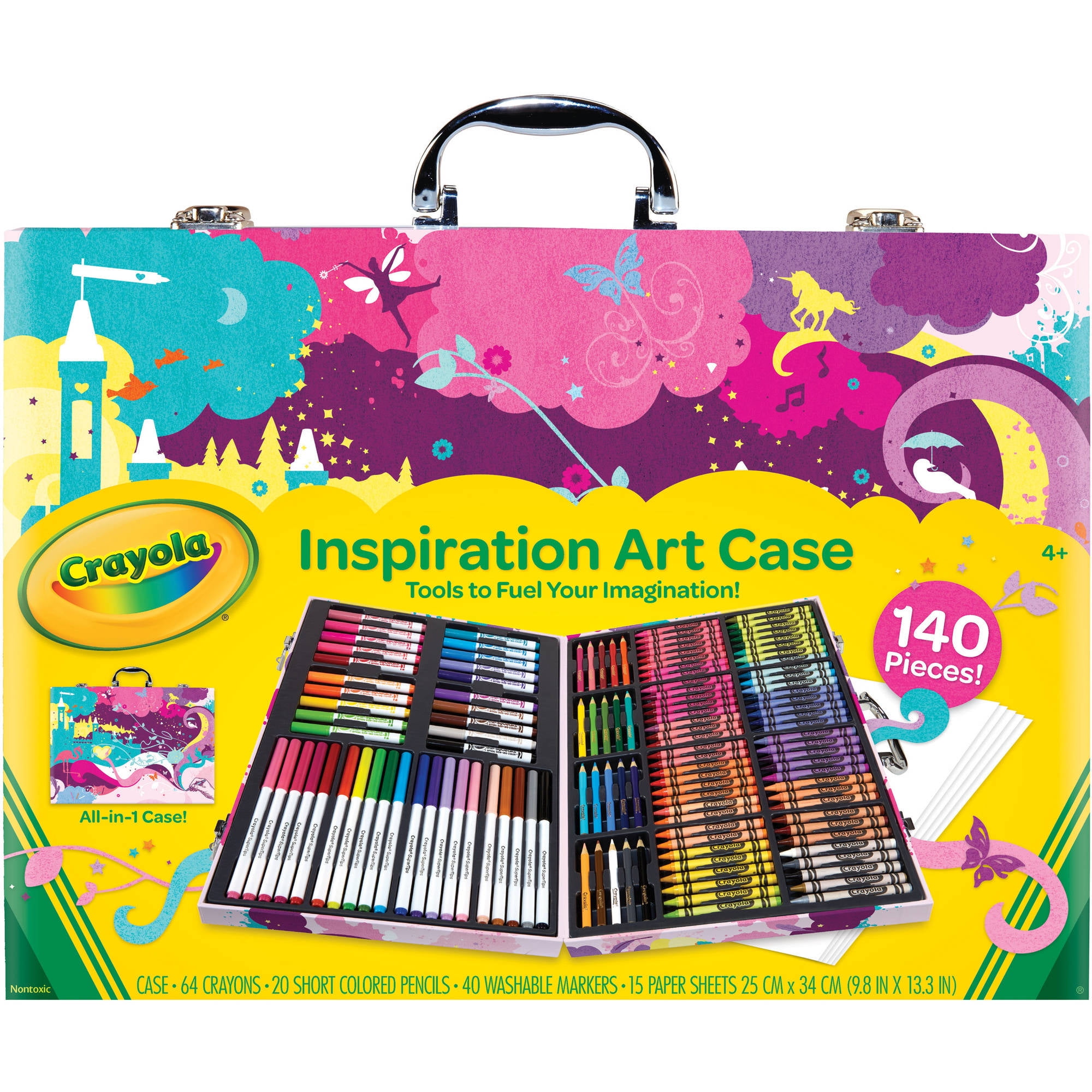 Crayola Inspiration Art Case Coloring Set Gift for Kids Age 5+