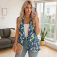 thumbnail image 4 of Uorisanigo Christmas Light Women’s Sleeveless Vest Tops Open Front Waistcoat Vest for Women Size XL Lightweight with Pockets Blazer Vests Casual, 4 of 7