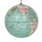 World Globe Ornament - Blue