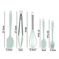 thumbnail image 2 of Utensilios de cocina de silicona, herramientas para hornear pasteles DIY, juego de cinco piezas, 2 of 5