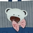 thumbnail image 2 of Young Bear Fabric Art School Backpack Outdoor Daypack  Blue, 2 of 5
