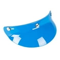 thumbnail image 2 of 3 Snap-Button Visor Shield Lens Visor Flip Up Wind Shield for Open Face Motorcycle Helmet, 2 of 7