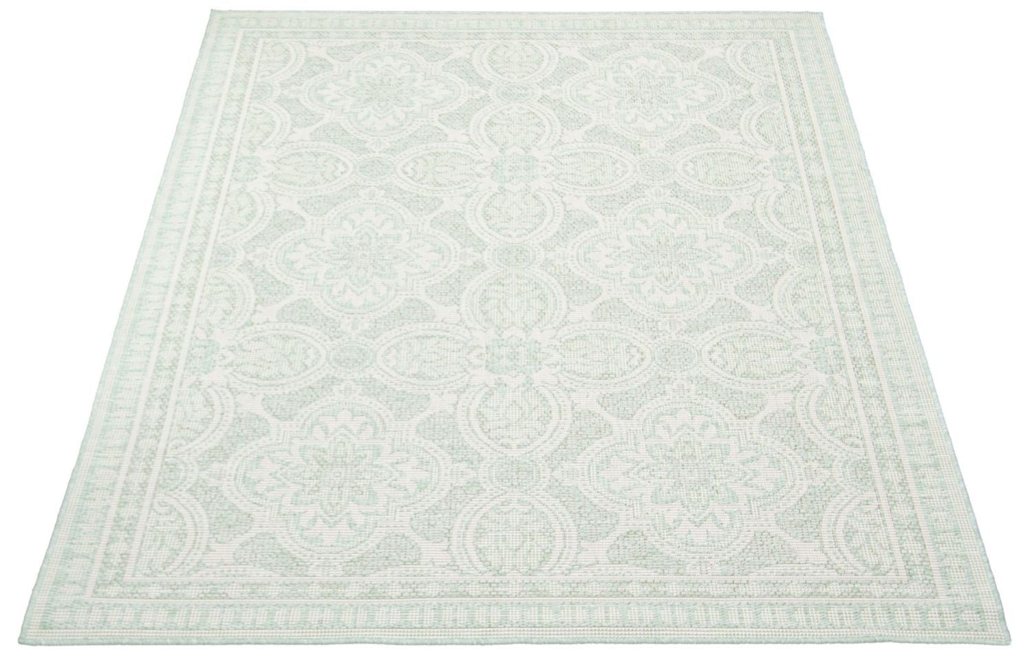 ECARPET Tapis d'Extérieur pour Patio, Terrasse, Jardin, Camping, Imperméable, Collection Veranda Traditional