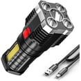 thumbnail image 1 of Flashlight Led Super Bright, Penta Explosion LED Flashlight Strong Light Rechargeable, Led Spotlight Flashlight Portable Powerful Searchlight, 1 of 5