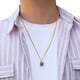 thumbnail image 5 of 2 elegantes collares de fútbol con forma creativa de balón de fútbol, colgante, regalo de joyería para hombres (dorado y plateado, 1 unidad cada uno), 5 of 7