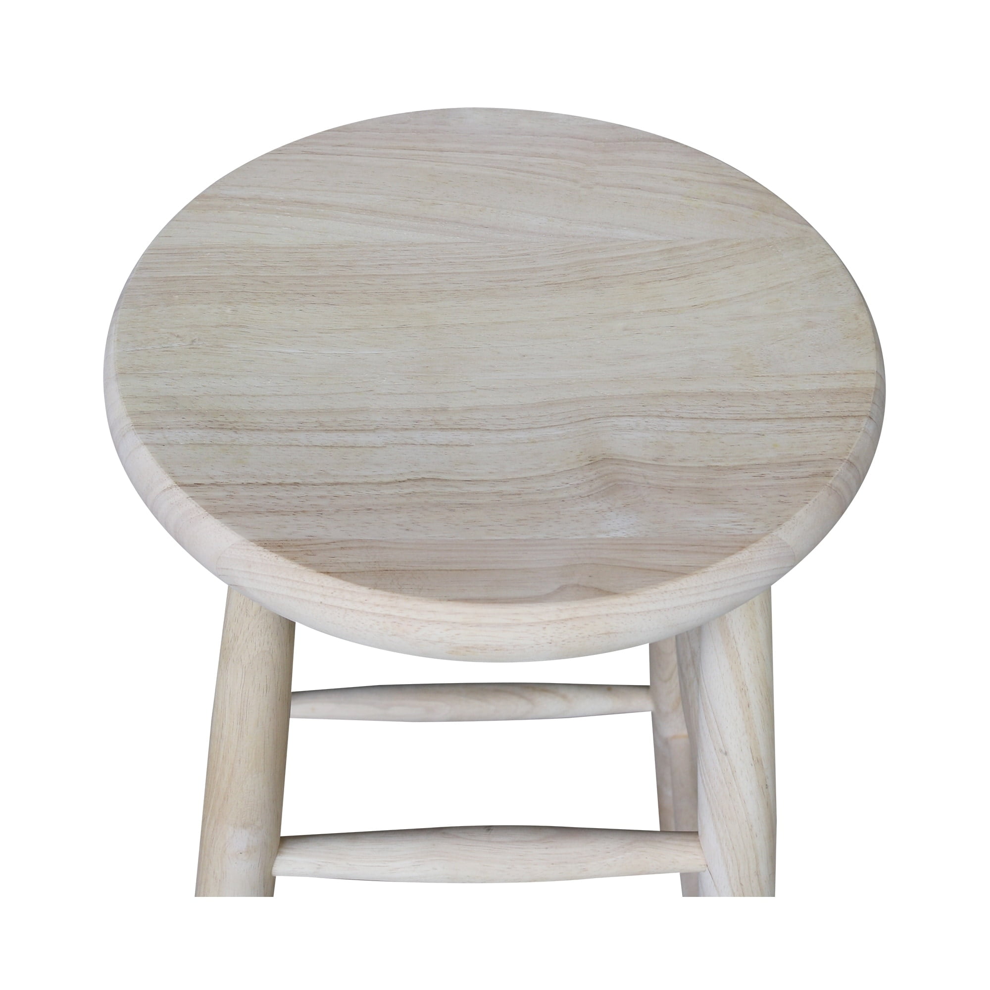 International concepts round top cheap stool
