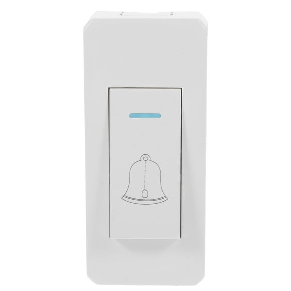MOVTOTOP White PC Doorbell Switch Plate with High Power Design for Versatile Applications and Reliable