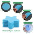 thumbnail image 4 of Uxcell 30 Pcs Marcadores de Puntos de Alfombra, Marcadores de Agilidad de Goma Antideslizante de 4 Pulgadas para Alfombra del Aula, Puntos de Estrellas para Entrenamiento de Fútbol y Baloncesto, Azul, 4 of 6