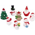 thumbnail image 6 of Gymnture 8-Piece Mini Christmas Figurines Set for , Dollhouses, and Holiday Decorations, 6 of 10