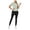 A13-Yellow, variant on Ccpelsie 2 Piece Workout Sets for Women High Waisted Legging Tummy Control Yoga Sports Clothes(Coffee,S)