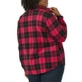 thumbnail image 2 of LEE RIDERS WOMEN'S PLUS LONG SLEEVE BUTTON UP FLEECE SHIRT, 2 of 3