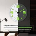 thumbnail image 5 of Night Light Wall Clock, 8 inch Silent Non-Ticking Battery Operated Clock, Energy-Absorbing Luminous Numerals and Hands, Lighted Wall Clock Decoration, 5 of 9