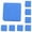 0.36, variant on Whiteboard Eraser, Magnetic Dry Erase Erasers, 2 x 2 Inches Reusable Board Wipe, 2Pcs Mini Square Chalkboard Cleaner with Felt, Strong Magnet Small Board Wipe for Office Home Whiteboard, Blue