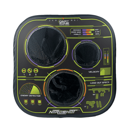 Dart Zone Pop-Up Target for Foam Dart Blasters - Compatible with all Blaster Brands including Adventure Force